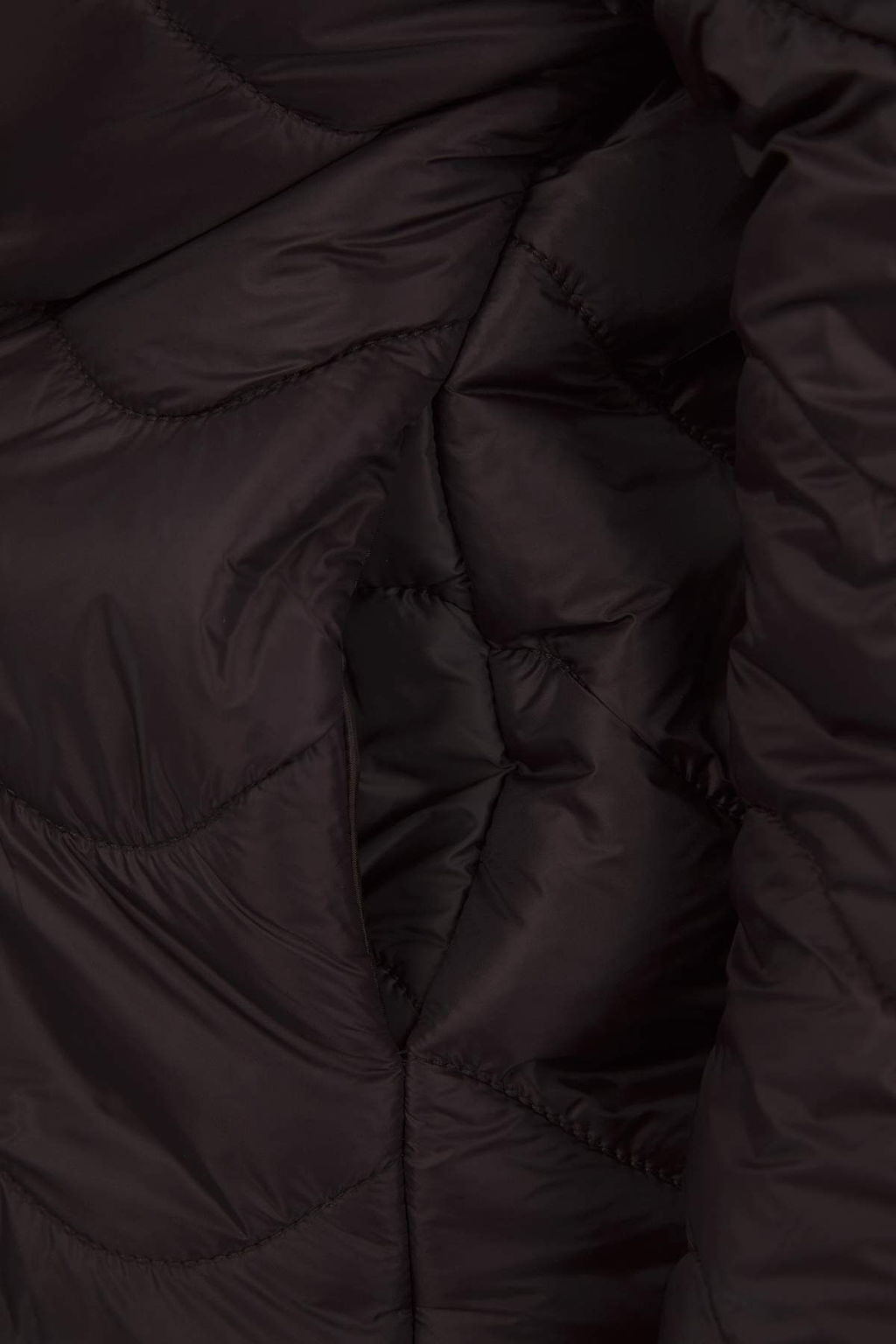 Kahverengi Regular Kal?p Kapitone Mont TWOAW26MO00132 - Trendyolmilla фото 3