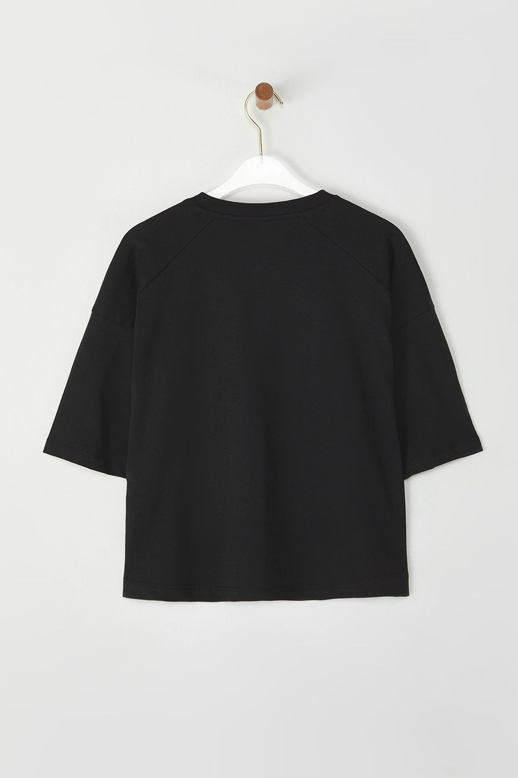 TRENDYOLMILLA Bordo Relaxed/Rahat Kal?p Crop Truvakar Kol C?tc?tl? Orme T-Shirt TWOSS25TS00021  фото 7