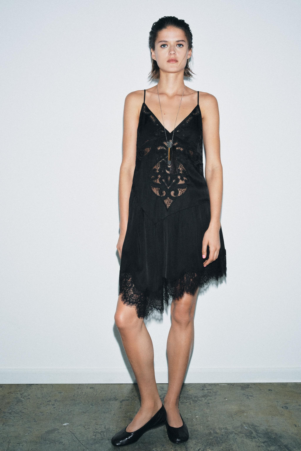 ZW COLLECTION ASYMMETRIC SHORT DRESS - Zara фото 2