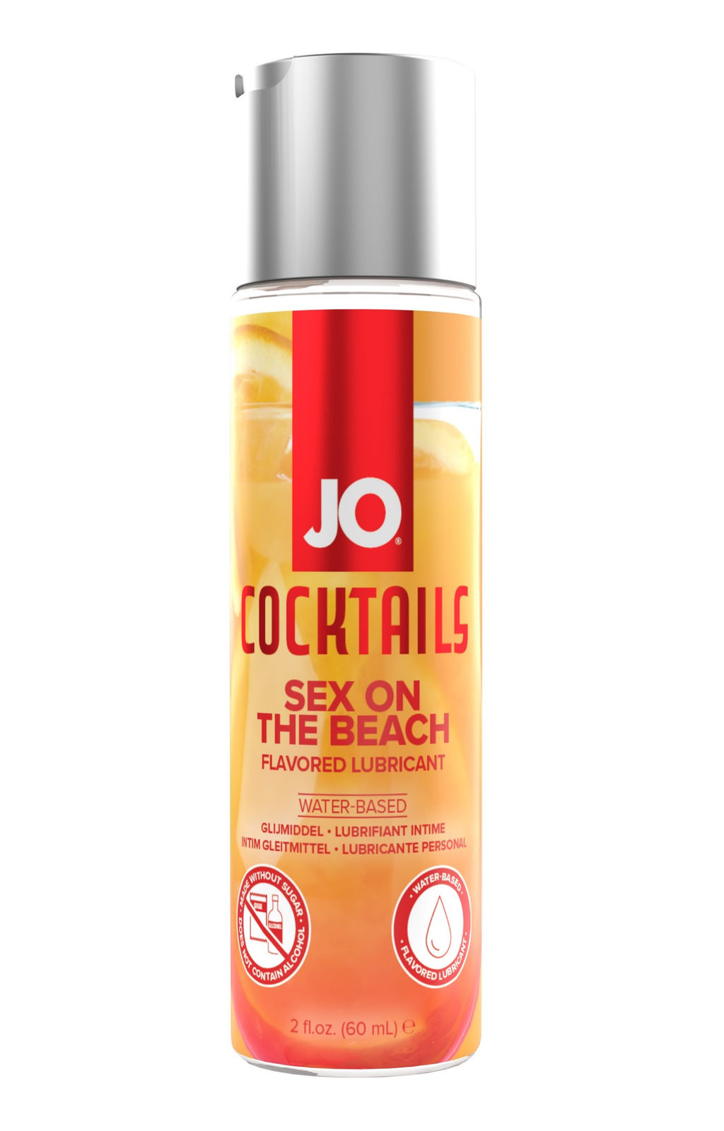 Съедобный лубрикант со вкусом коктейля Секс на пляже JO H2O SEX ON THE BEACH, 60 мл