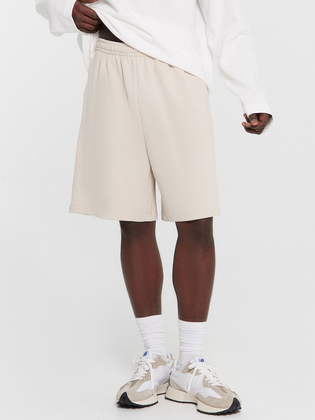 Шорты мужские кремовые белый песок 131092 - Mark formelle фото 2