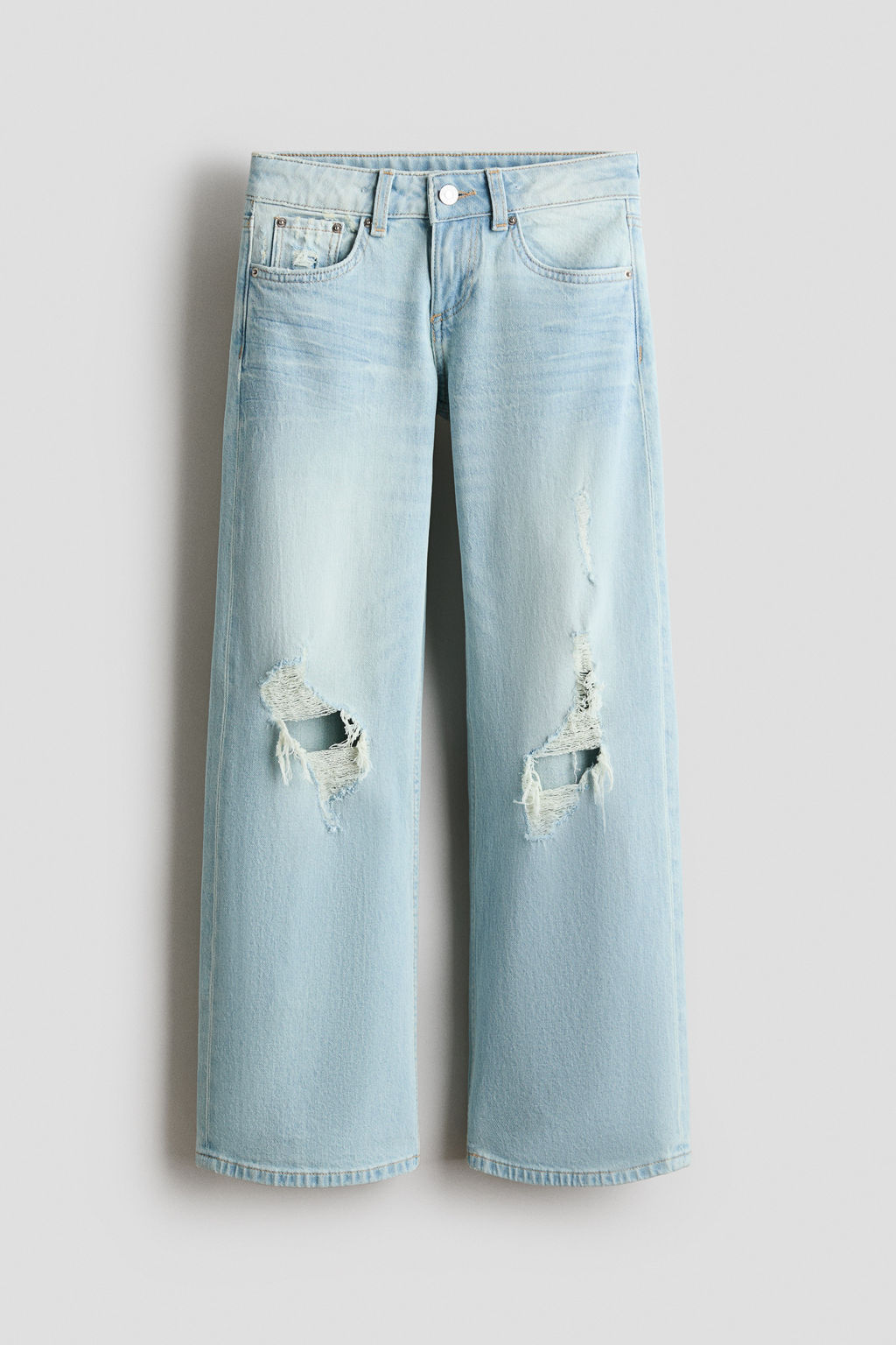 Wide Leg Low Jeans - H&m фото 3