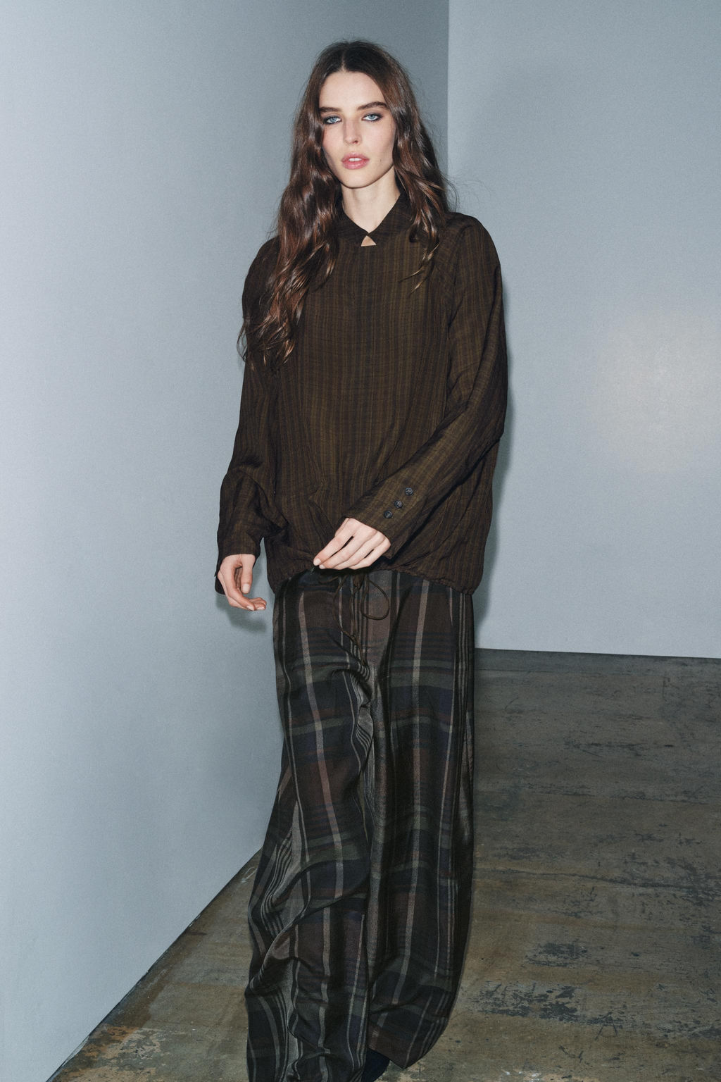 ZW COLLECTION CHECK SHIRT