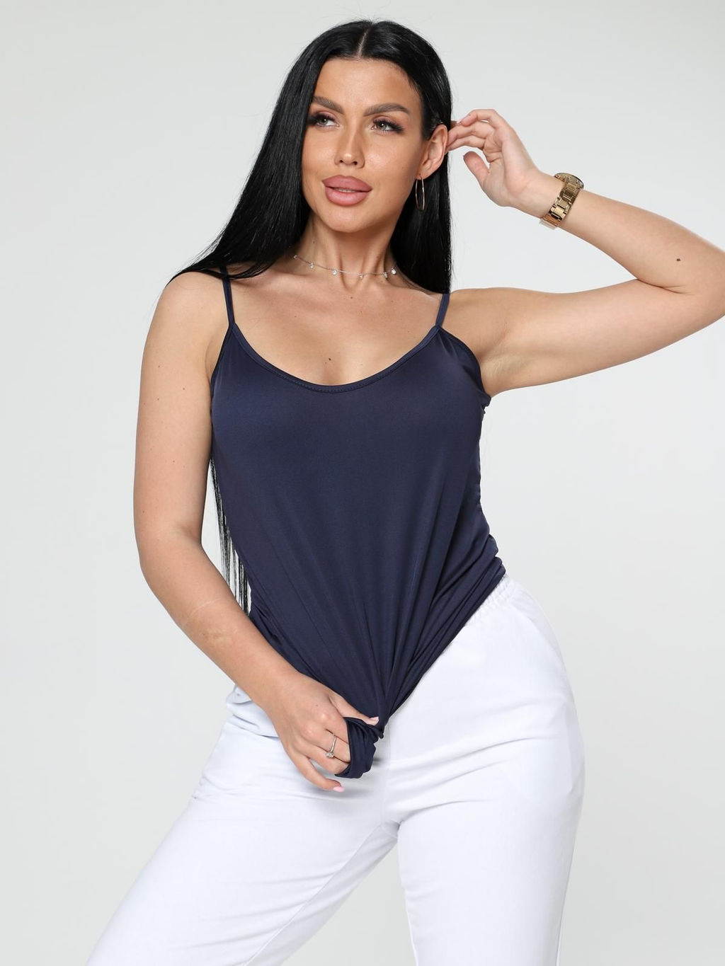 IV-CAPRIZ Джимена - топ из ткани масло  фото 20