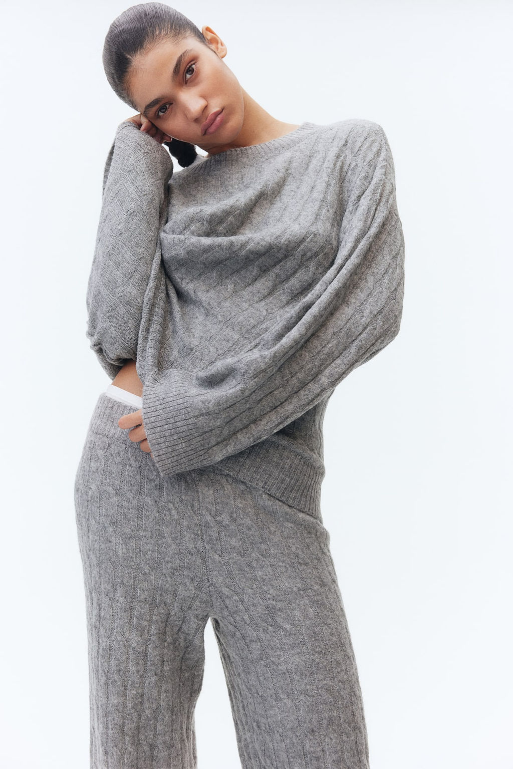 Jersey en punto trenzado - H&m фото 2