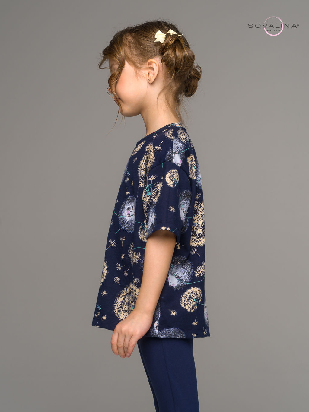 Костюм Мун ежик с одуванчиком-индиго - Sovalina фото 13