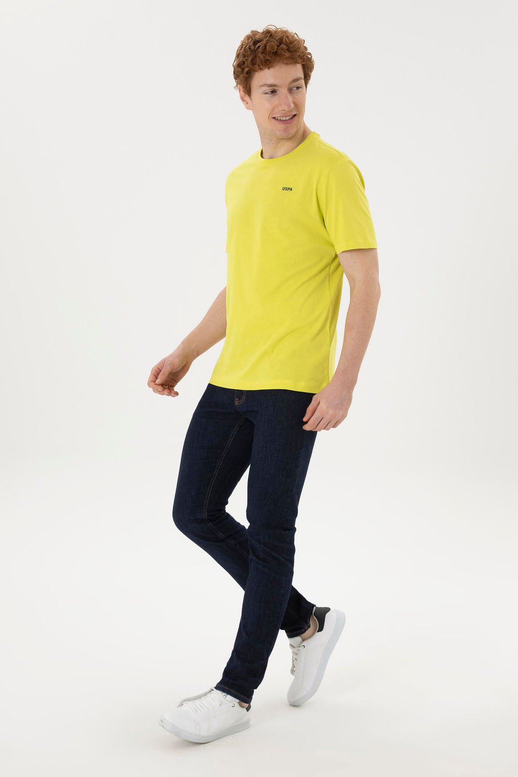Футболка U.S. Polo Assn фисташкового цвета из хлопка фото 4