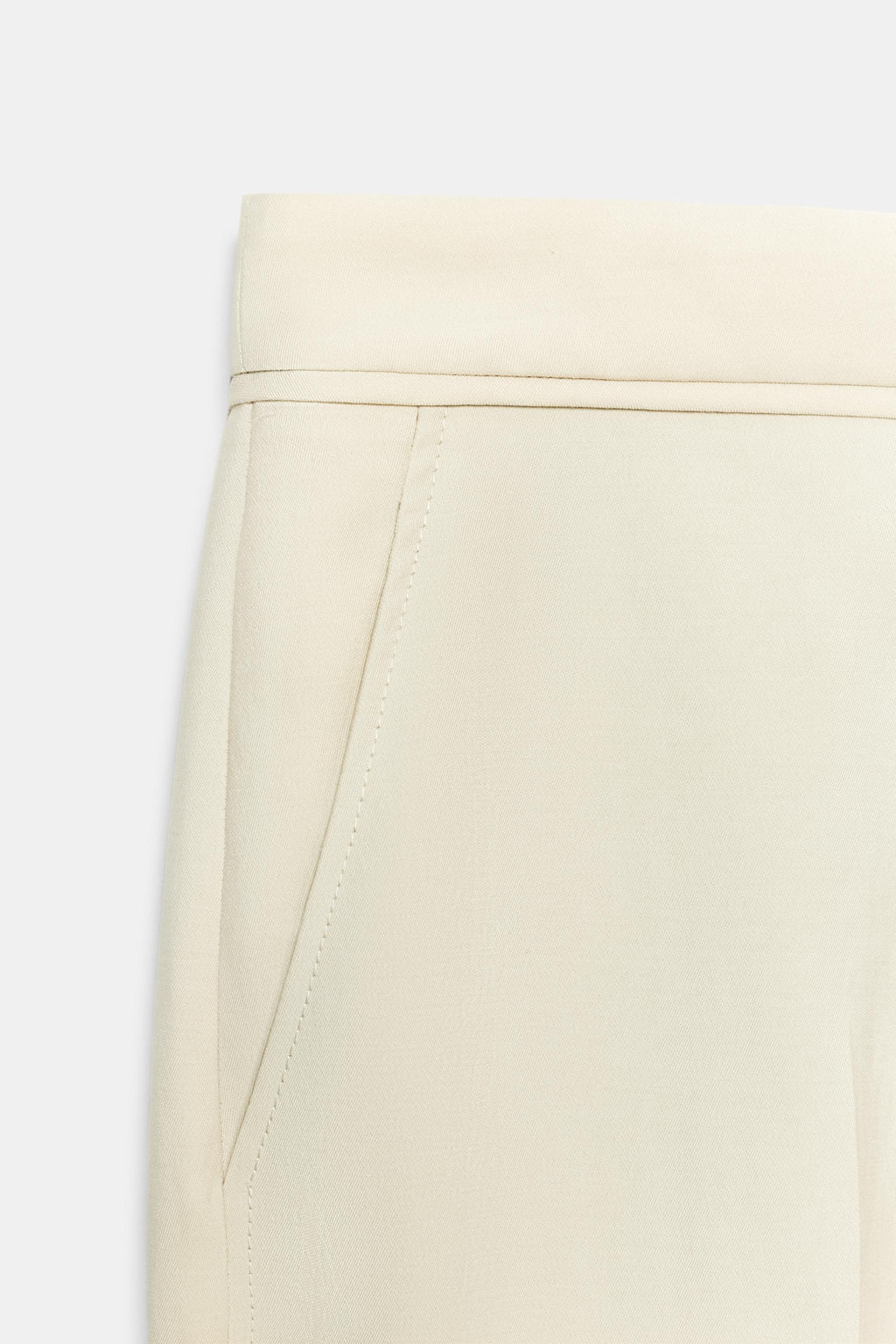 PANTAL?N WIDE LEG ZW COLLECTION / Crudo medio - Zara фото 4