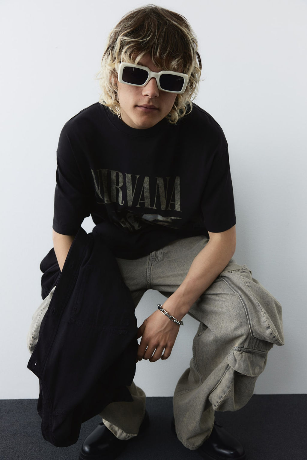Camiseta estampada de estilo vintage Loose Fit - H&m фото 3