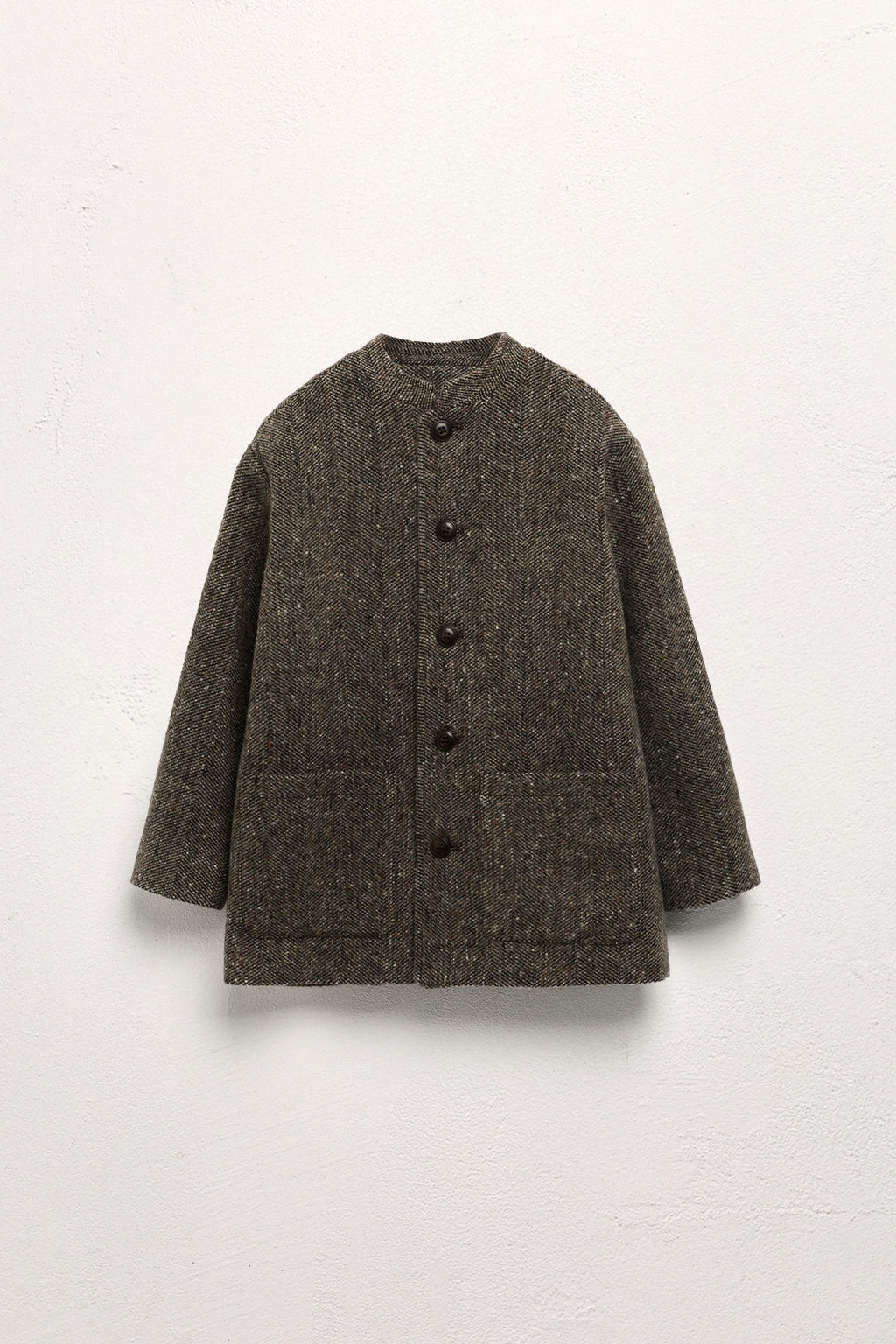 2-5 YEARS / LIMITED EDITION WOOL STAND COLLAR COAT