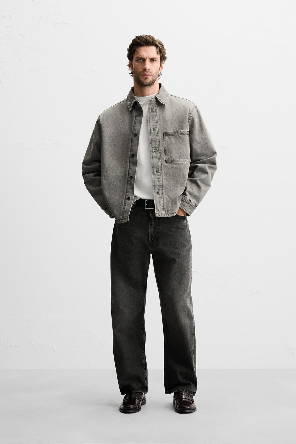 FADED DENIM OVERSHIRT - Zara фото 2