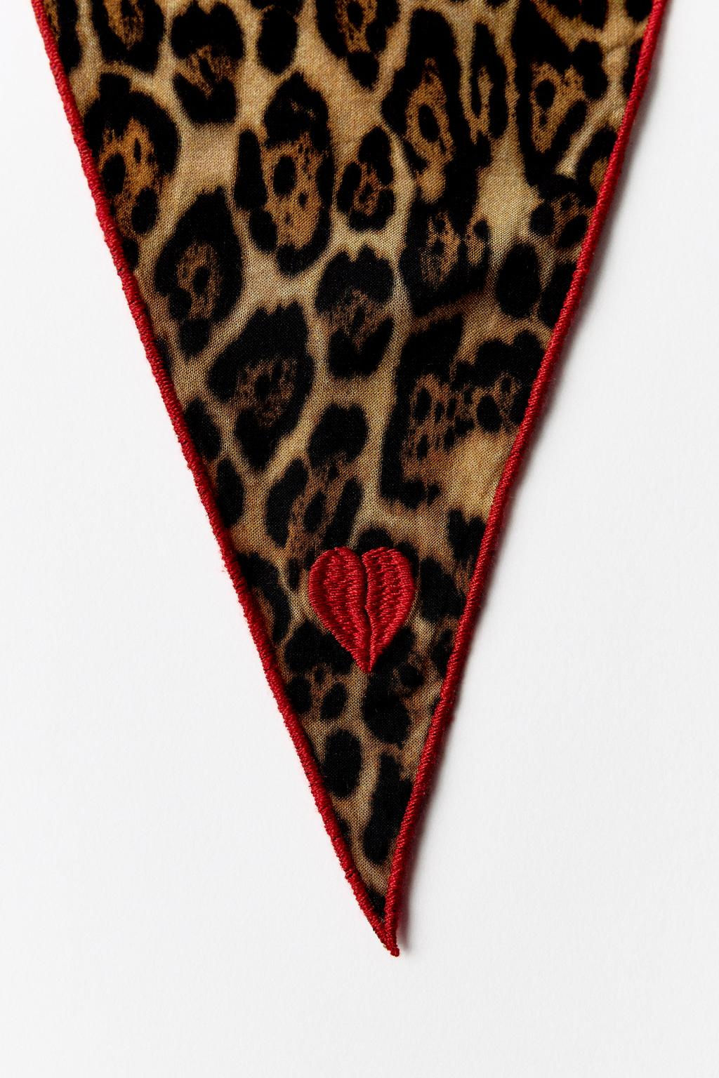ANIMAL PRINT EMBROIDERED BANDANA - Zara фото 6
