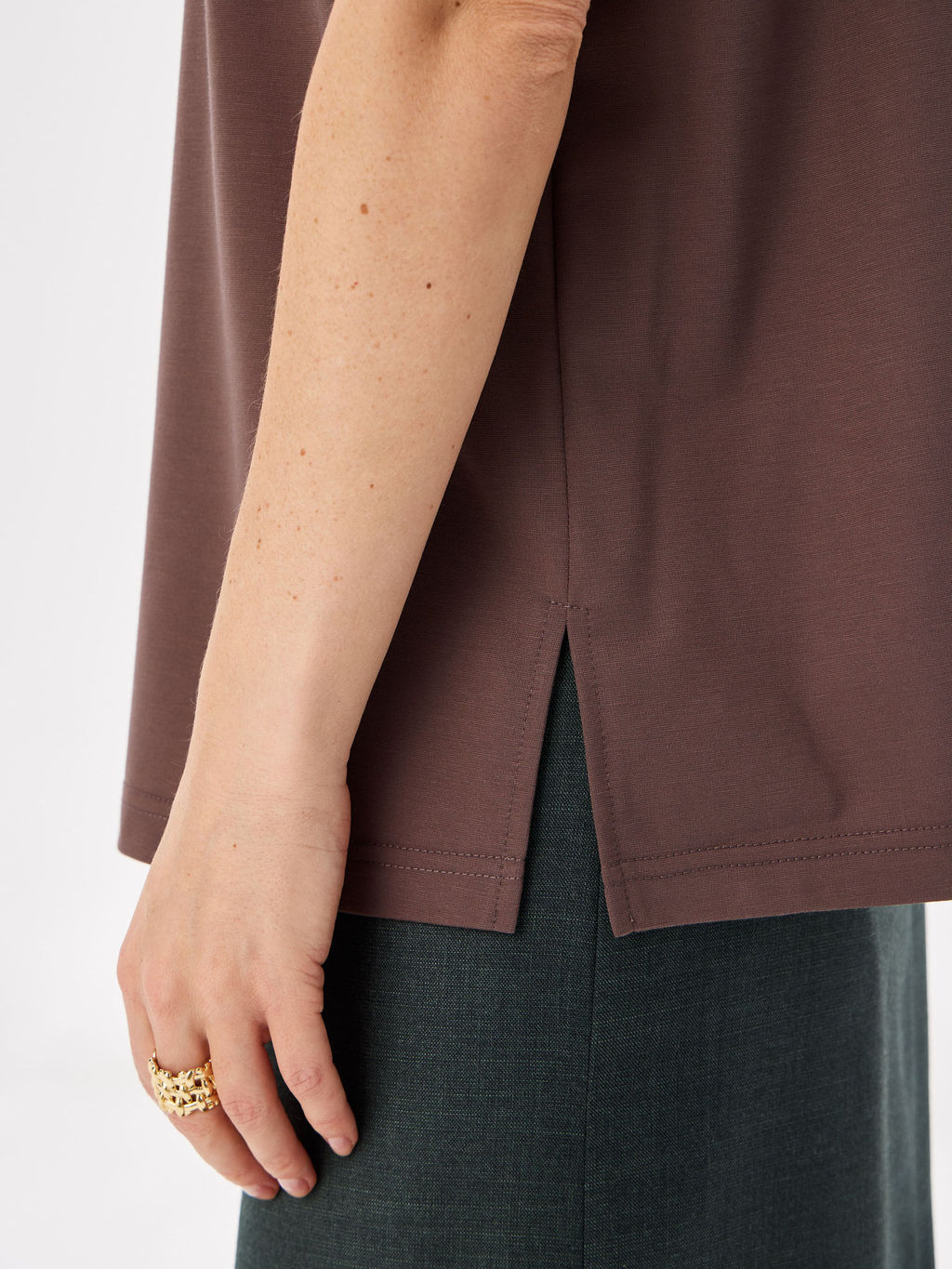 Футболка женская кор.рукав KATHARINA KROSS KK-TK-006VI-1972-4-коричневый фото 3