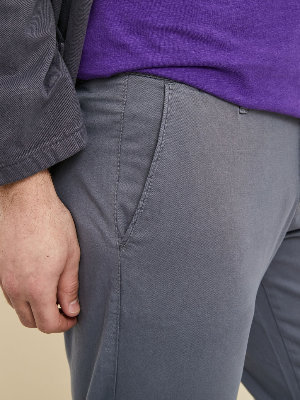 Мужские брюки зауженного кроя - Mossmore фото 15