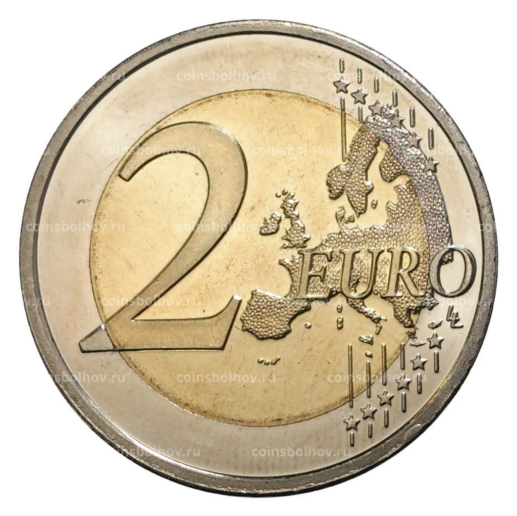 Монета 2 евро 2008 года Словения  500 лет со дня рождения Приможа Трубара