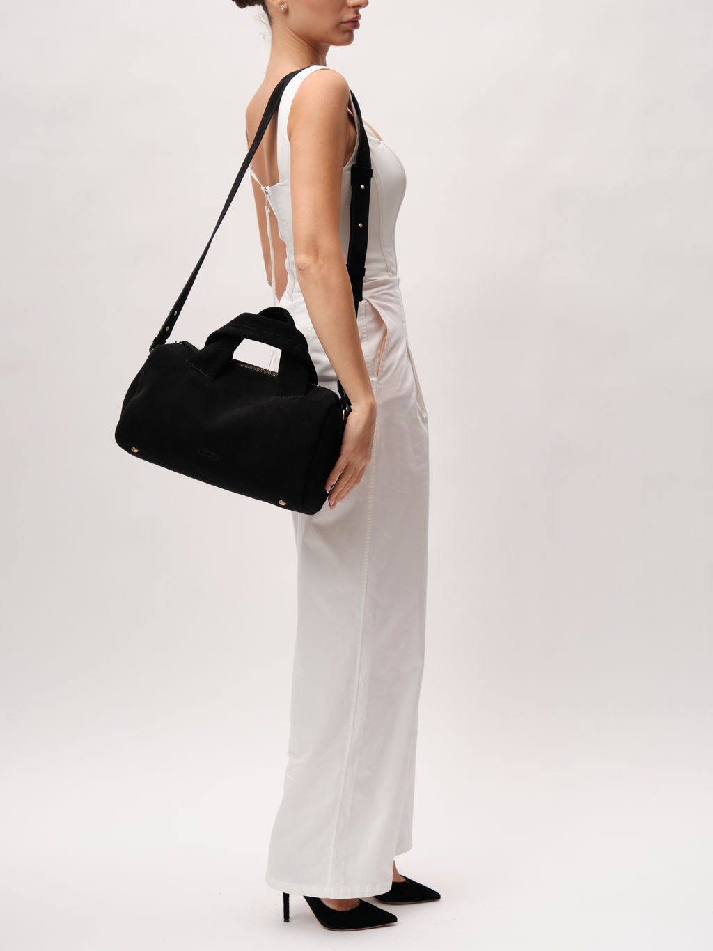 Замшевая сумка Bowling DBR 31378 черный  фото 11