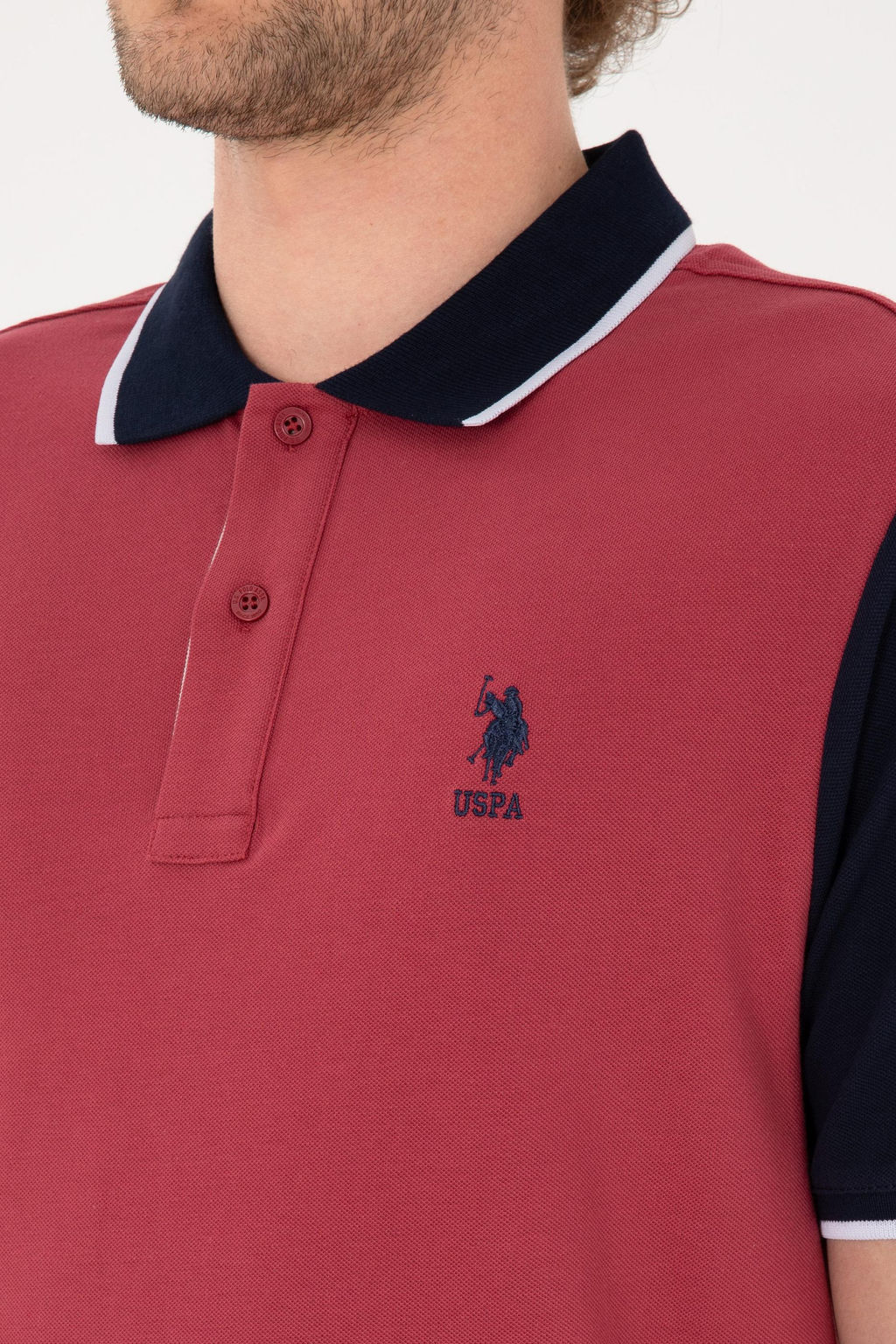 Erkek Regular Fit Polo Yaka Vi_ne Ti__rt Sepette S_rpriz _ndirim - U.s. polo assn фото 7