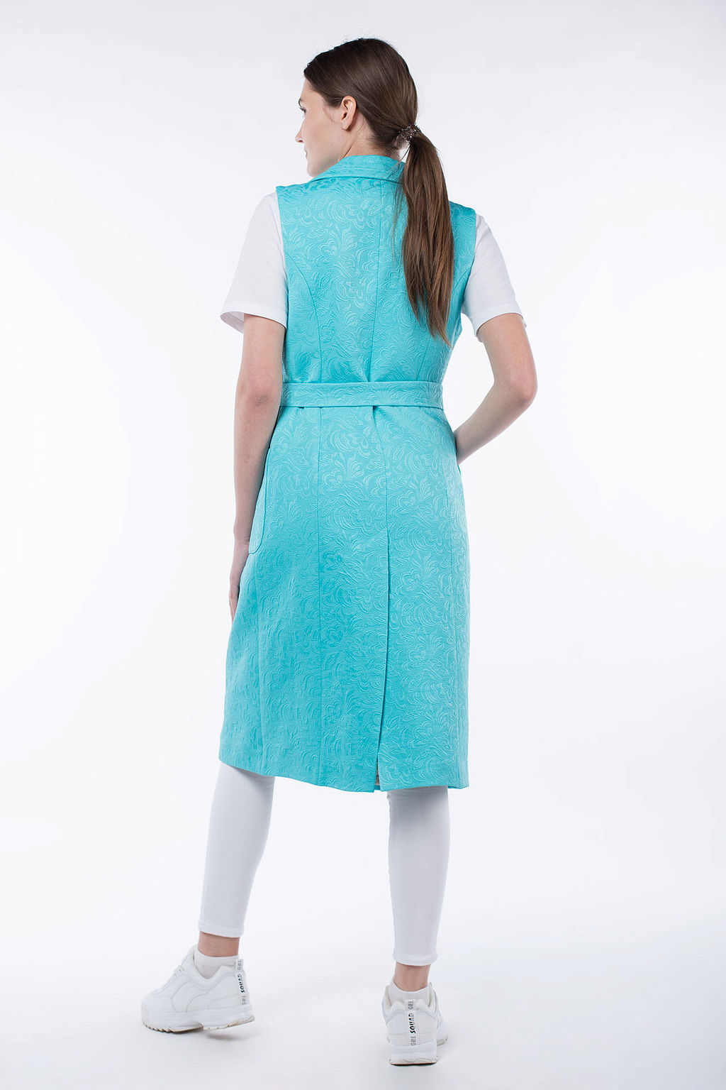 012-0126 Пальто облегченное (пояс) - El podio фото 7