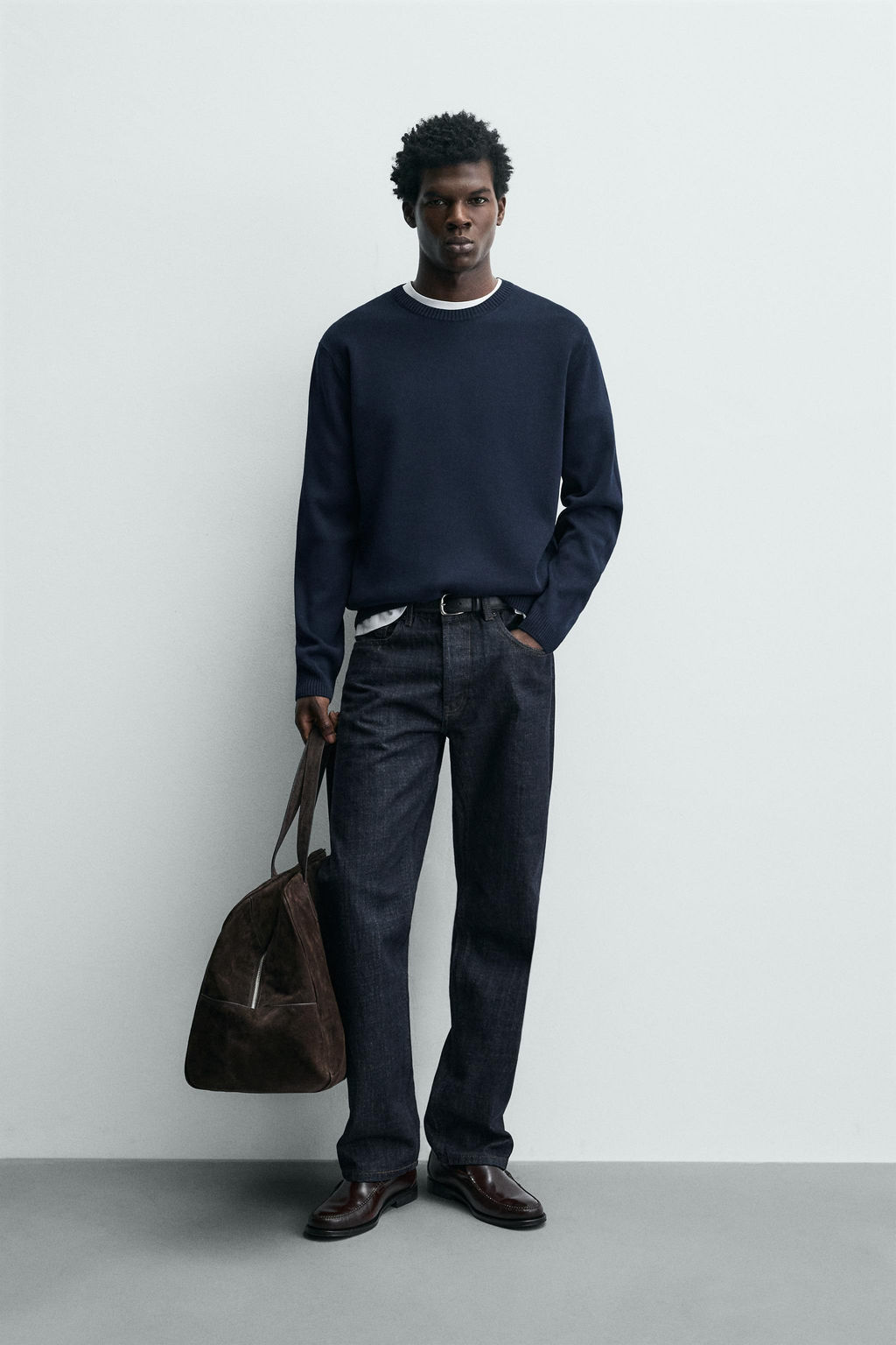 TEXTURED COTTON JUMPER