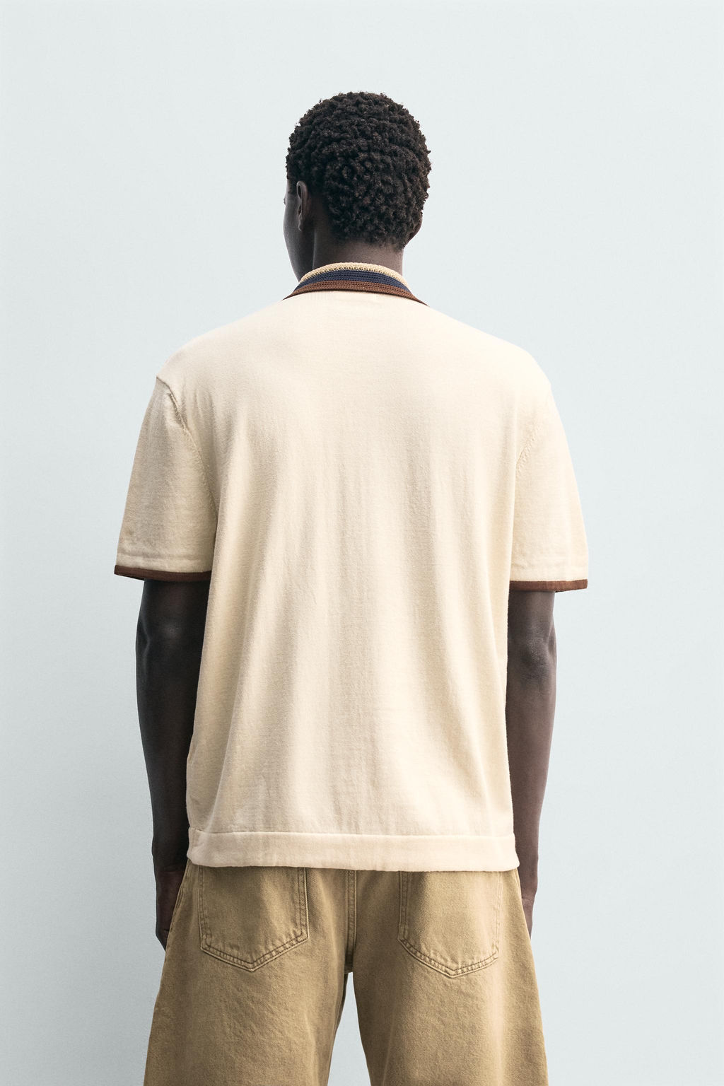 CONTRAST KNIT SHIRT - Zara фото 10