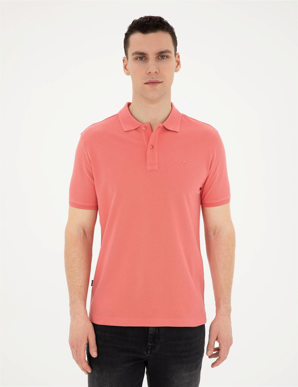 Pembe Slim Fit Basic Ti__rt