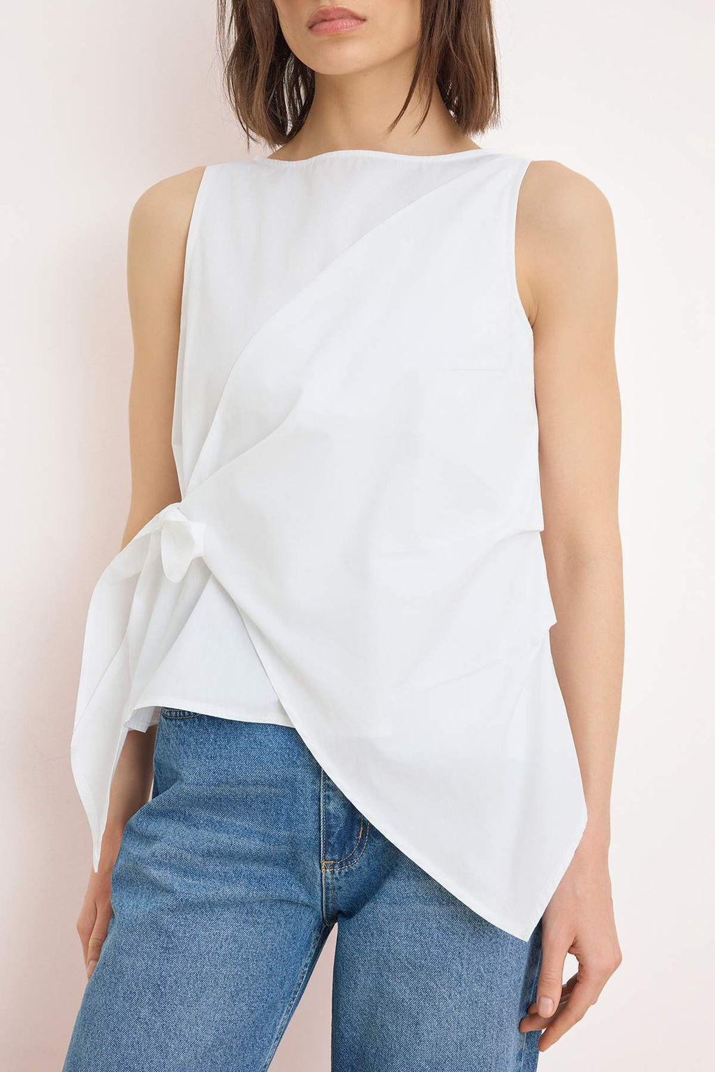 Beyaz Baglama Detayl? Dokuma Bluz TWOSS26BZ00415 - Trendyolmilla фото 3