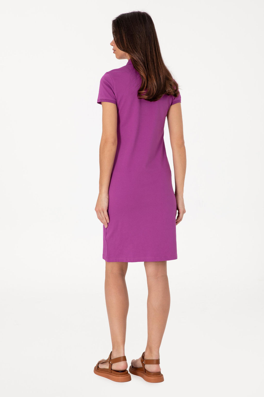 Kad_n Menek_e Polo Yaka Mini Boy _rme Elbise - U.s. polo assn фото 4