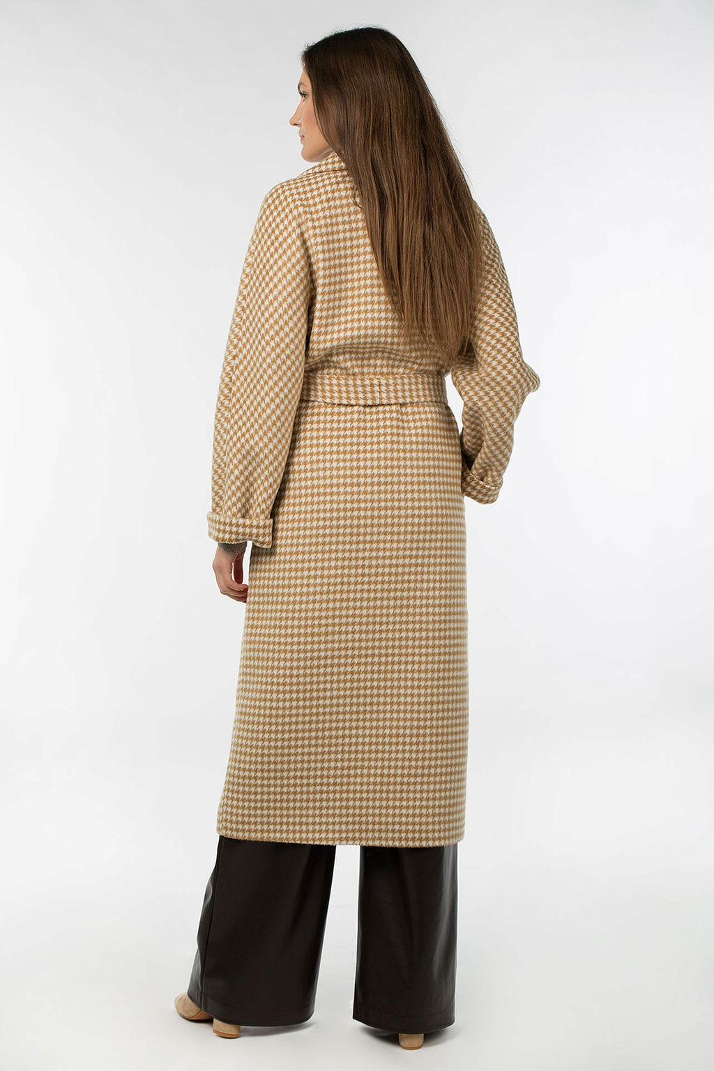 Пальто женское демисезонное (пояс) - El podio фото 6