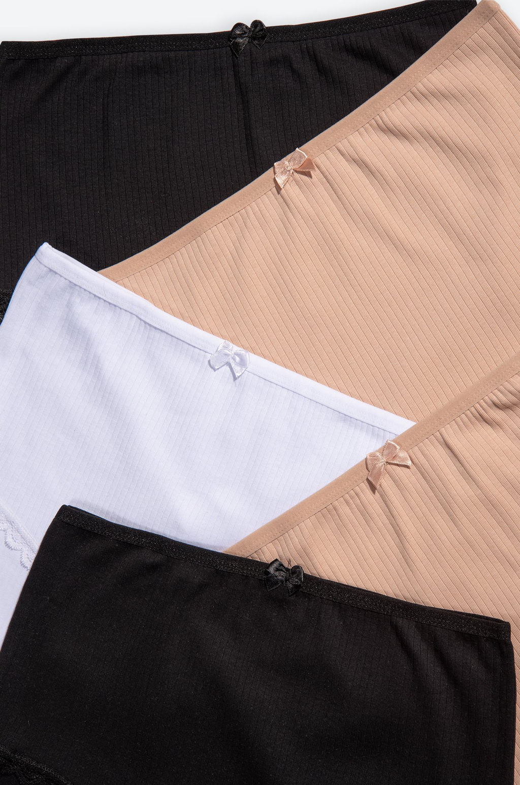 Женские трусы-слипы в рубчик 5 шт. Nicoletta  фото 6