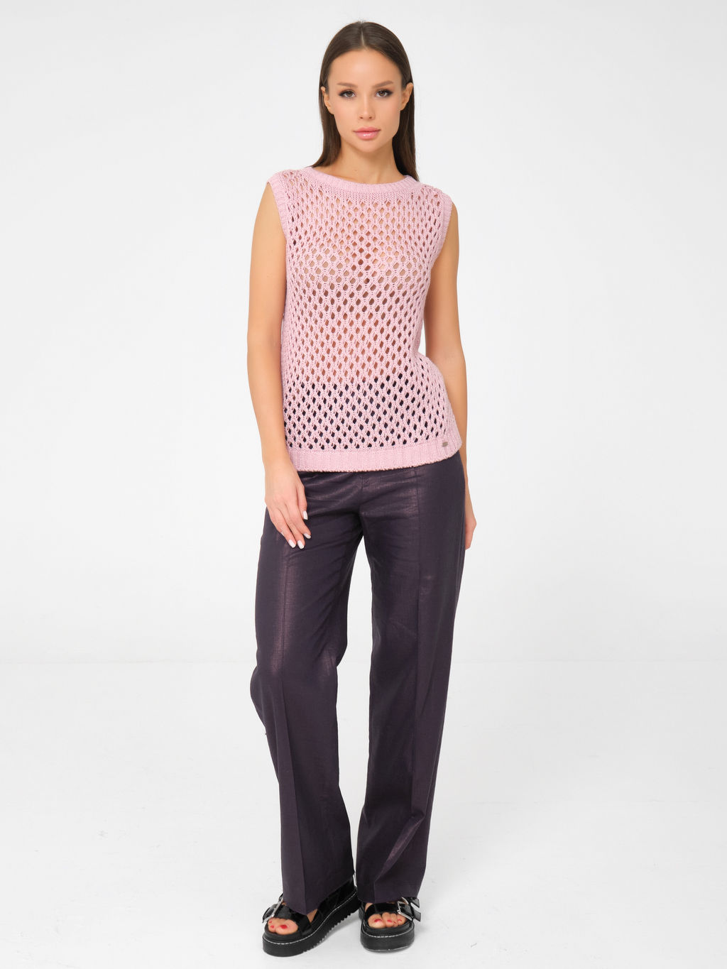 Топ вязаный с люрексом - Stilla фото 13