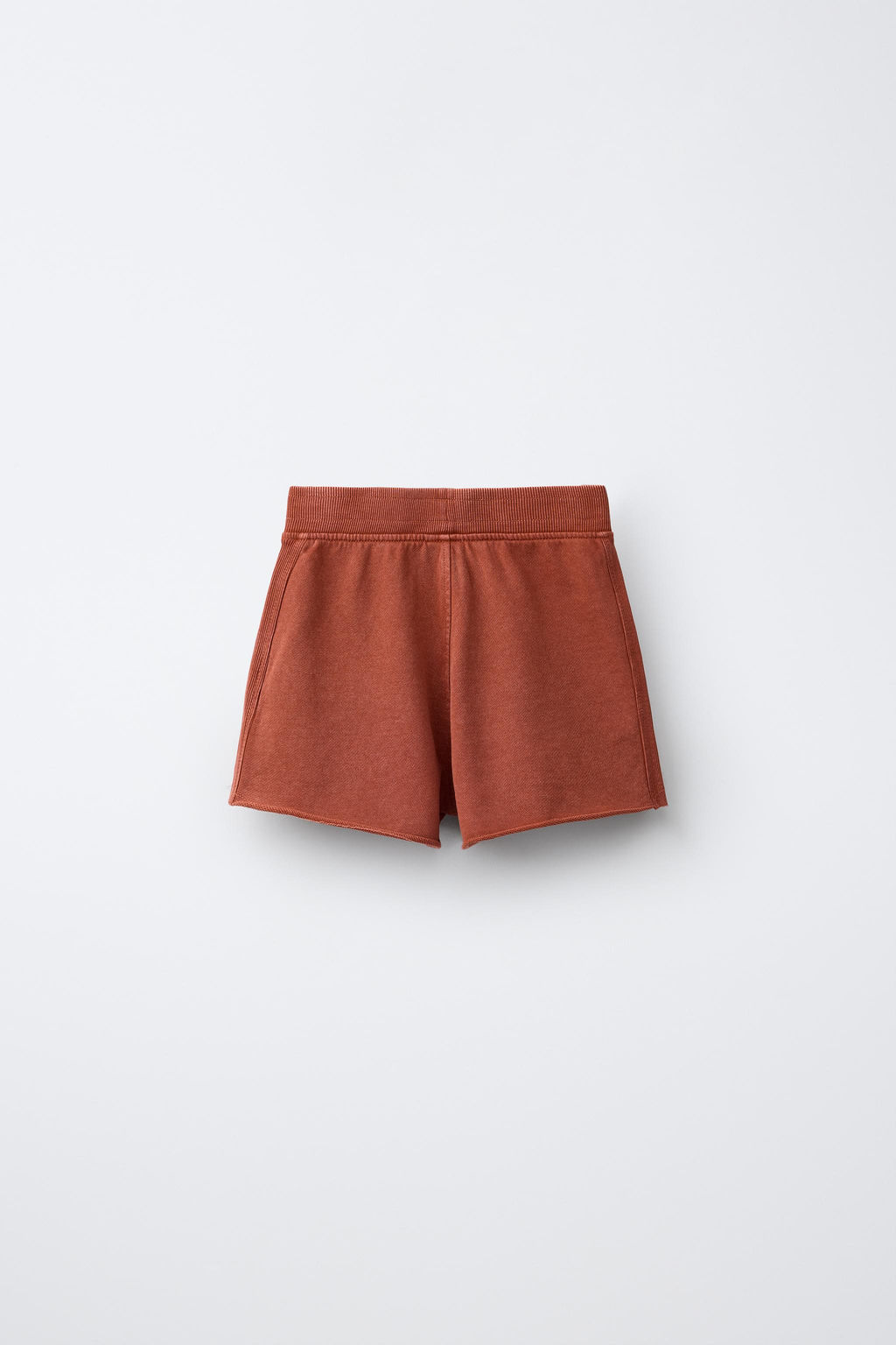 BERMUDA JOGGING EFECTO LAVADO / Marr?n / Topo - Zara фото 8