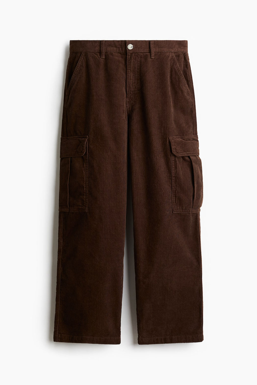 Loose Fit Corduroy cargo trousers - H&m фото 3