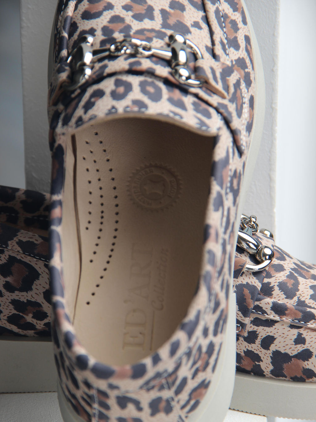 Лоферы туфли EDART 172.1841 be. бежевый леопард  фото 17