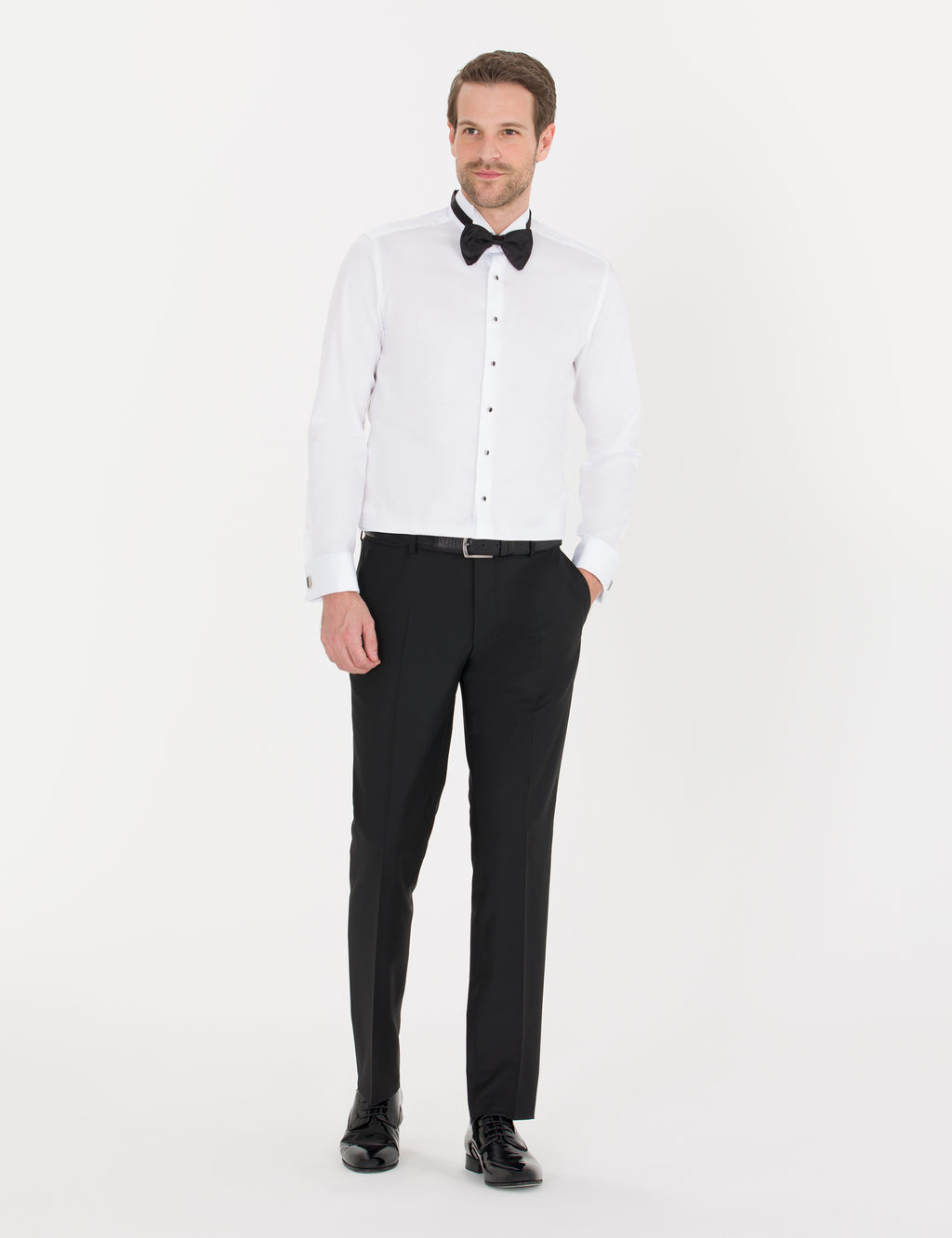 Beyaz Slim Fit Smokin G_mlek