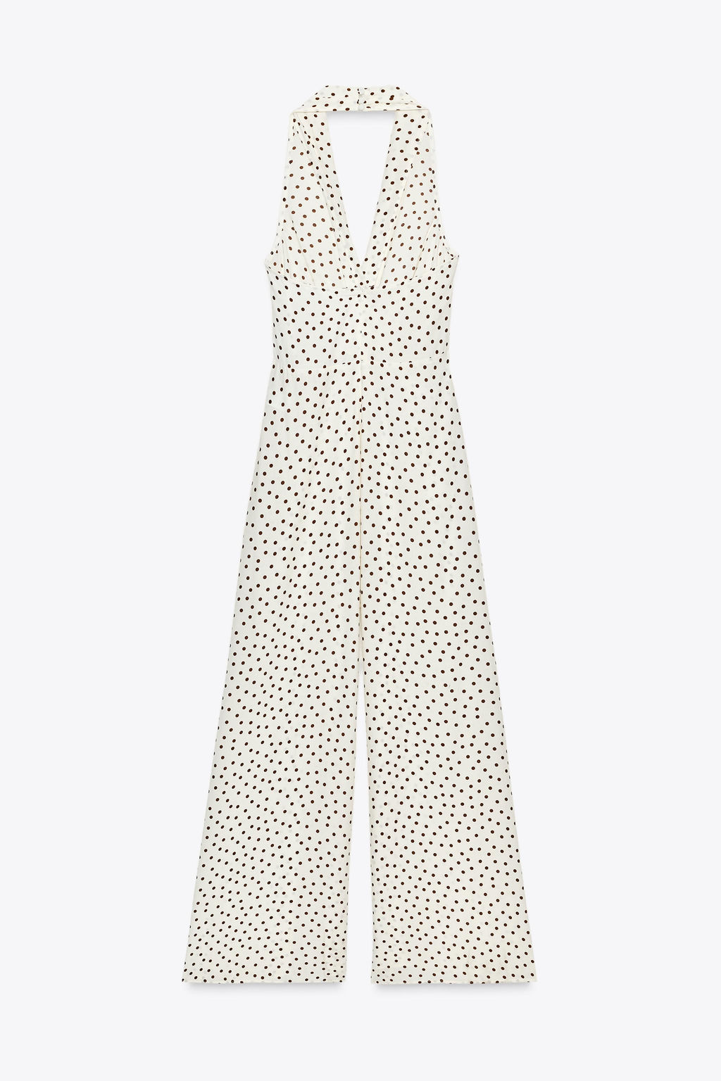 HALTER JUMPSUIT WITH POLKA DOTS - Zara фото 14
