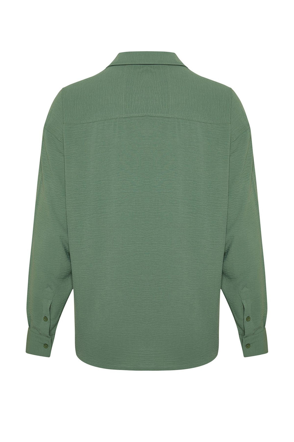 TRENDYOL MAN Beyaz Oversize Fit Apas Yaka Yazl?k Keten Gorunumlu Gomlek TMNSS23GO00053 - Trendyolmilla фото 65