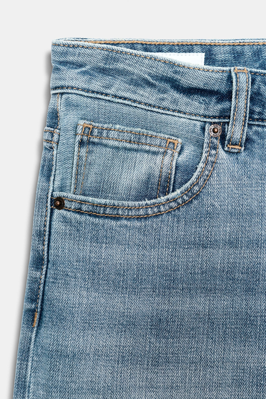 JEANS TRF LOOSE FOLDED TIRO BAJO / Azul - Zara фото 9
