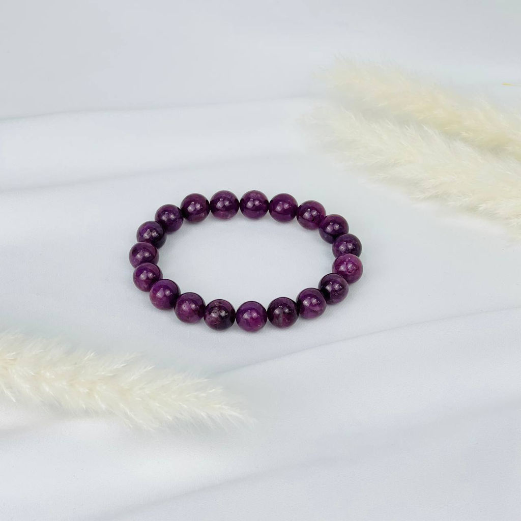 Браслет из Рубина Корунд 19 см - Радуга самоцветов фото 3