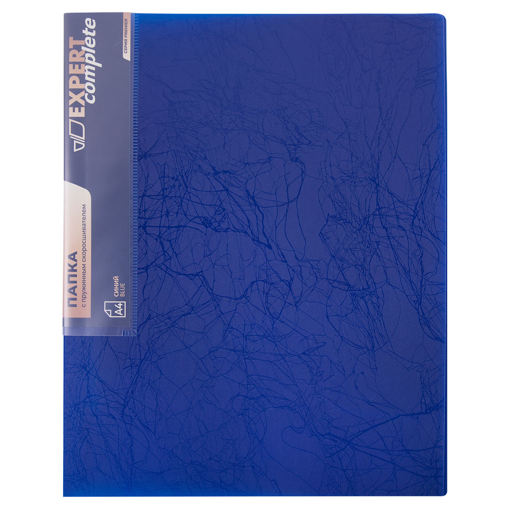 Expert Complete Premier Папка пруж.скоросш. A4 600 мкм 20 мм волокно 6 шт. синий new EC21053002