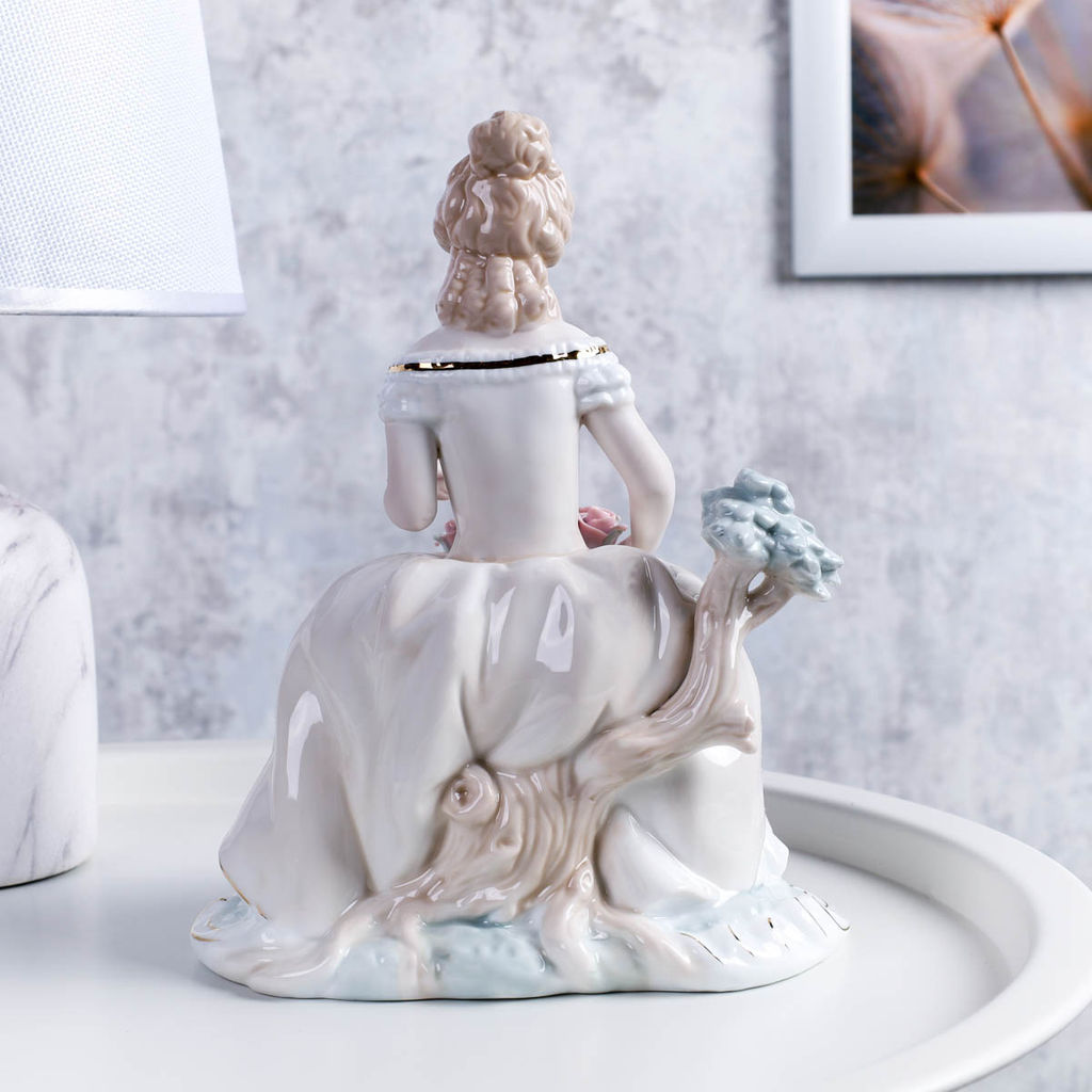 Статуэтка Дама с цветами 23 см / HP3156 /уп 18/ - Галеонтрейд фото 16