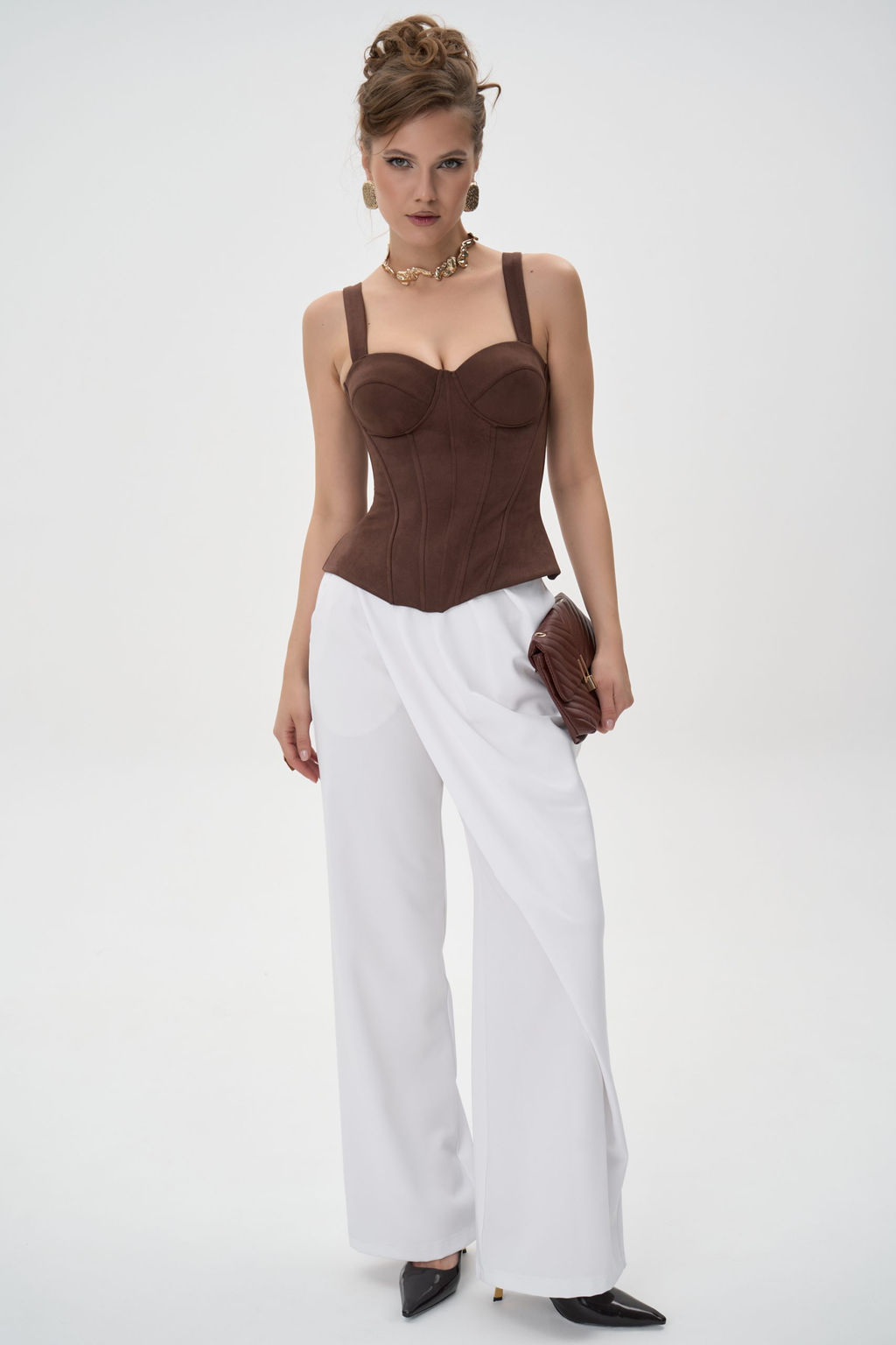 Брюки Шарлиз (белый)