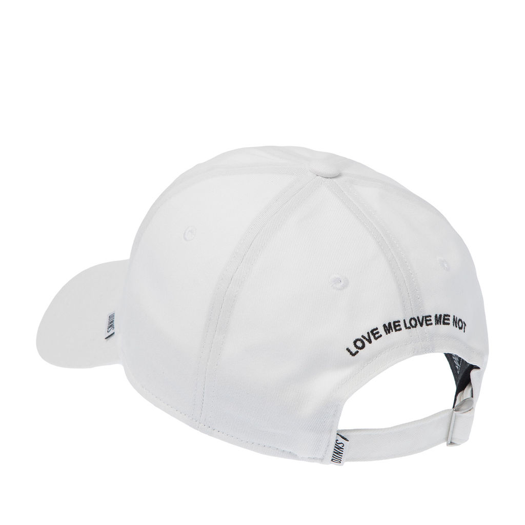 Бейсболка DJINNS арт. Dad Cap LoveMeNot (белый)