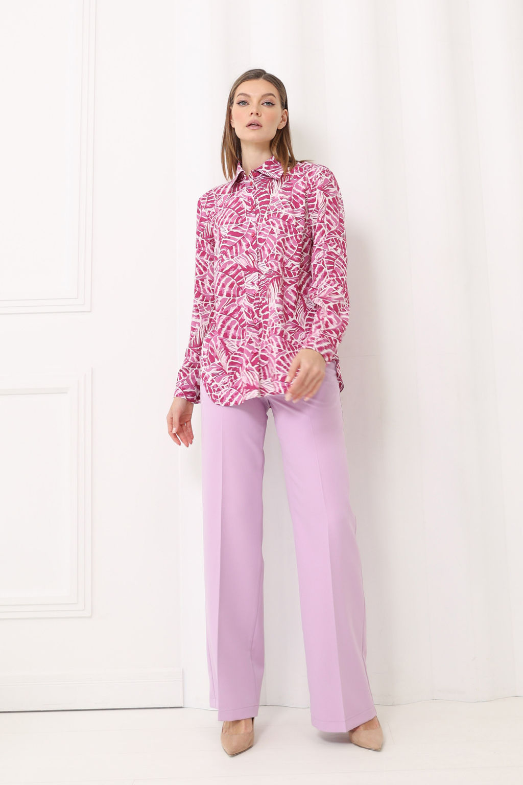 Брюки костюмные широкие - Looklikecat фото 4