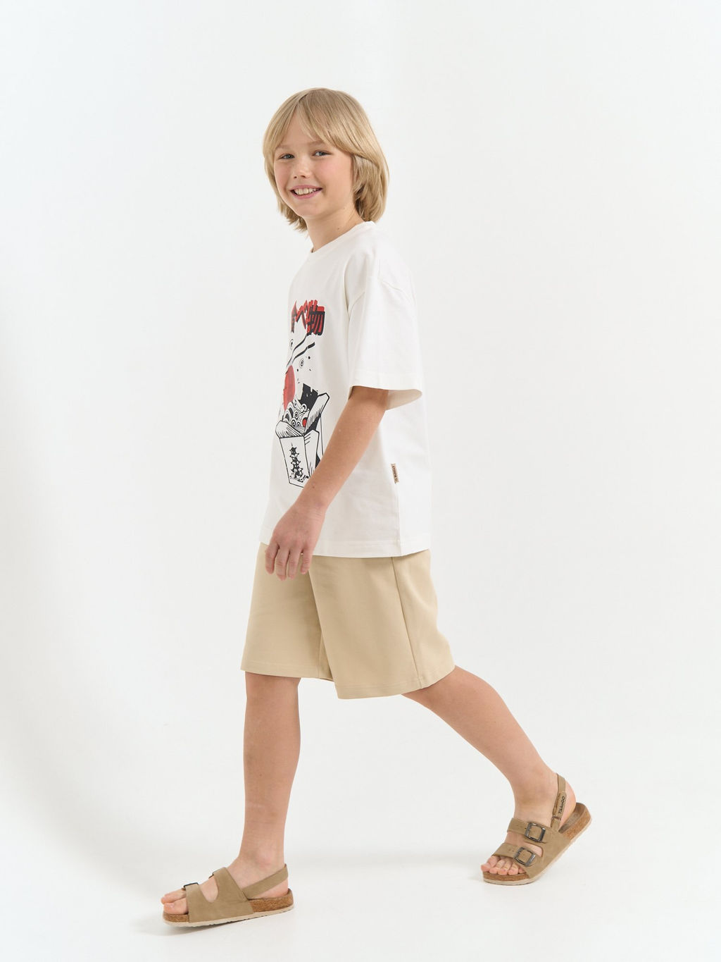 Шорты бермуды Крем-брюле 7+ - Bungly фото 7