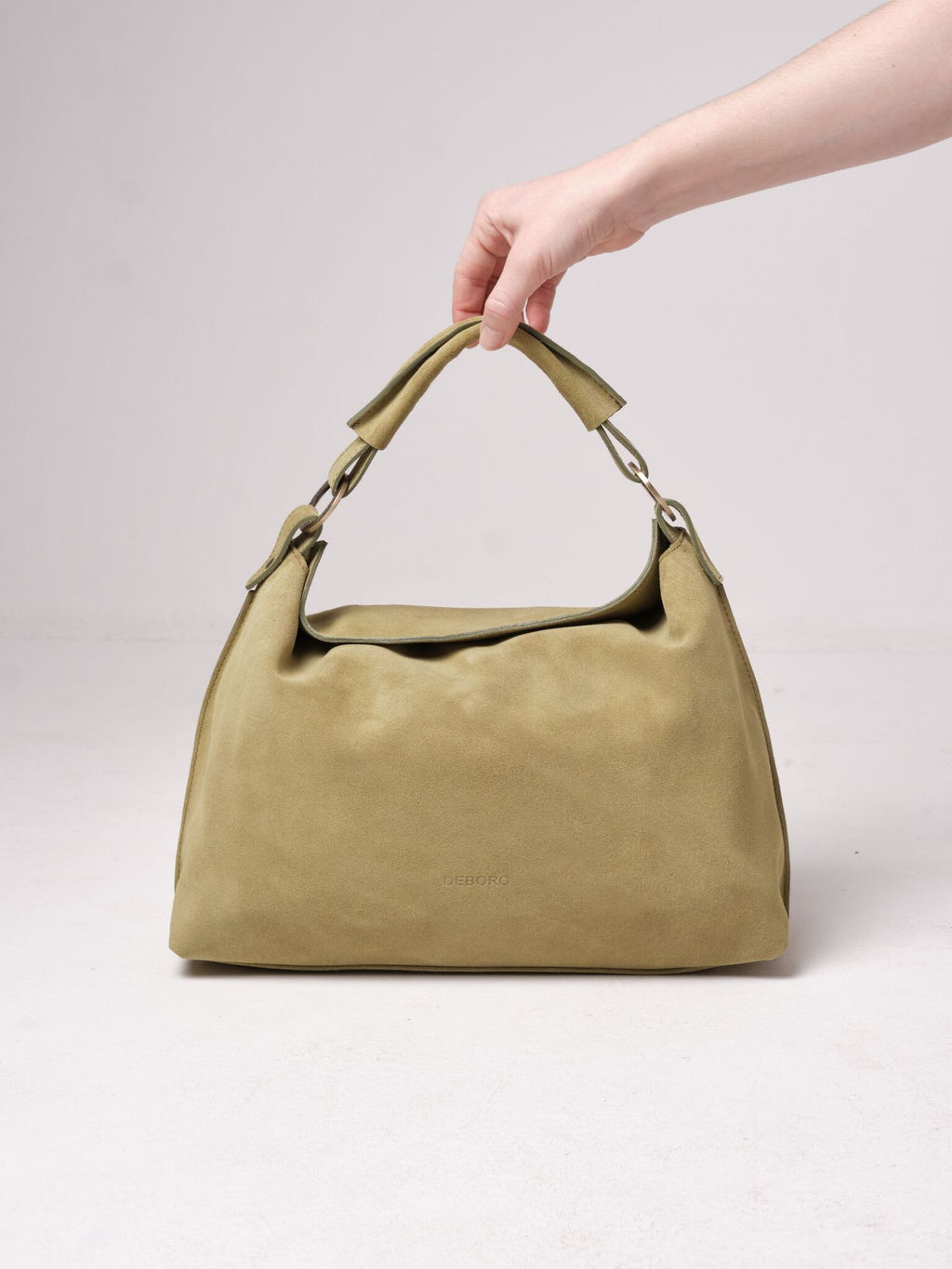 Замшевая сумка Deboro 30900 киви