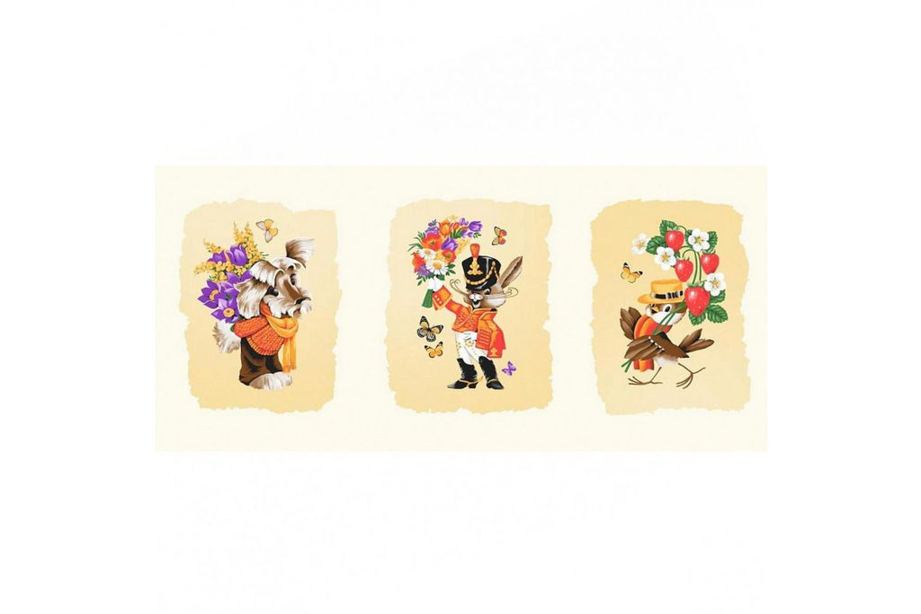 Набор вафельных полотенец Купон (3 шт.) в пакете 29356-1 тк - Наталья-текстиль фото 2