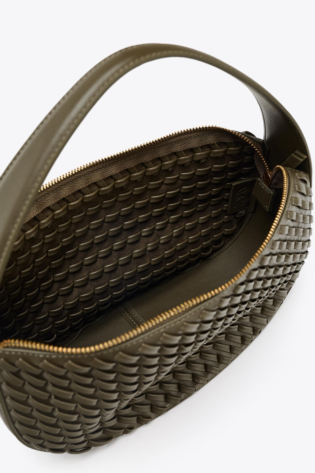WOVEN-EFFECT HANDBAG - Zara фото 7