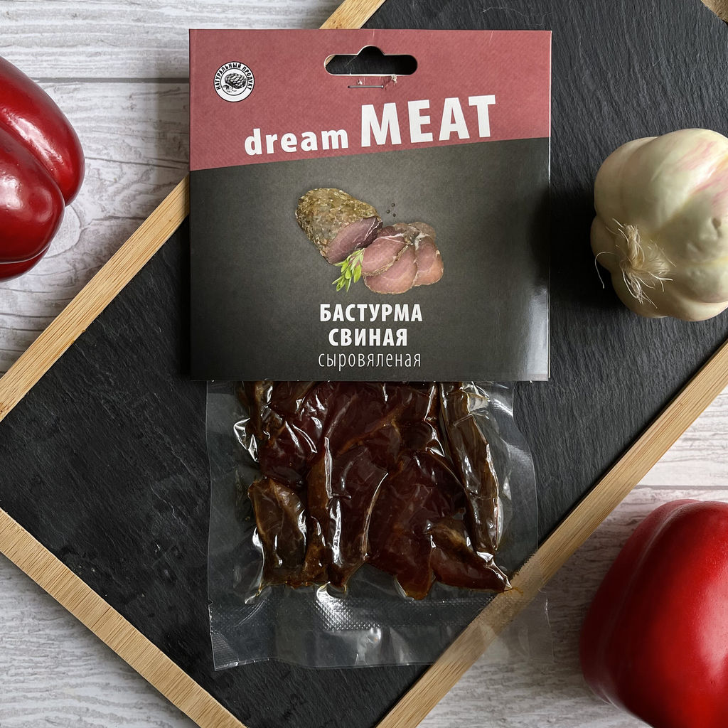 Бастурма свиная сыровяленая dreamMeat , 40г фото 3