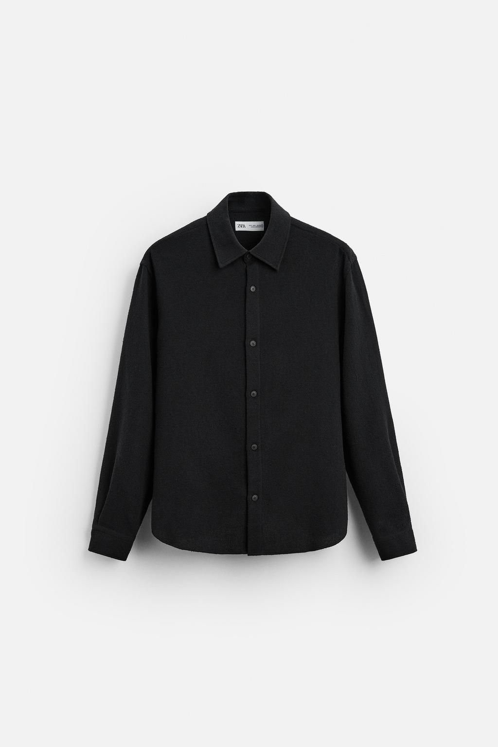 BOUCLE TEXTURED SHIRT - Zara фото 6