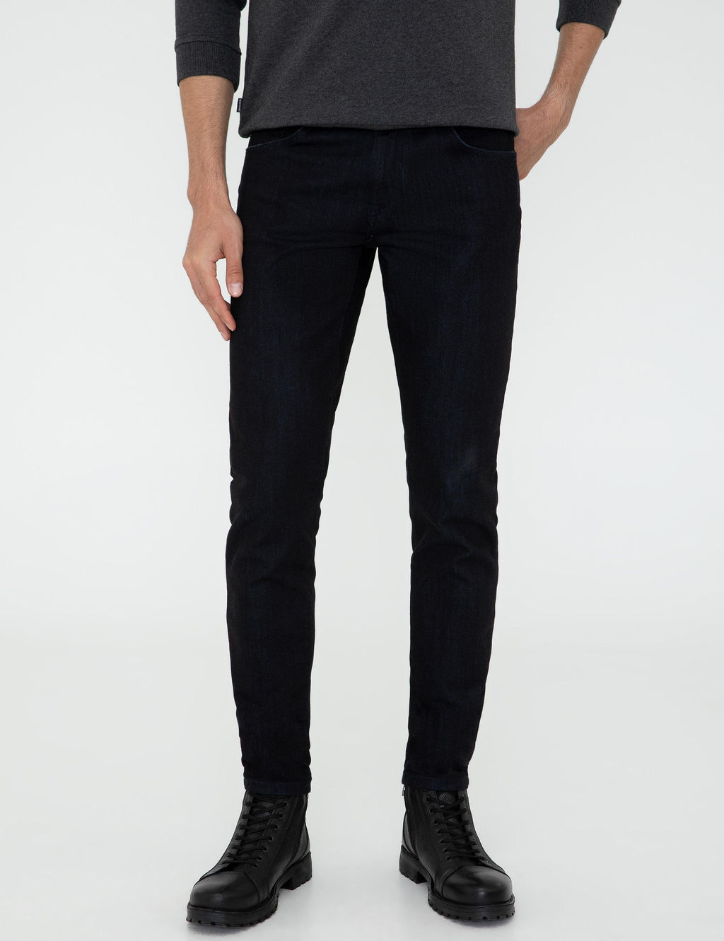 Lacivert Slim Fit Jean Pantolon - Pierre cardin фото 2